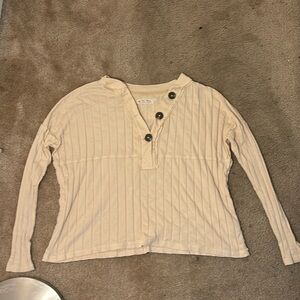 free people button up long sleeve